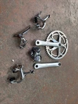 Shimano 600 Tri-color Partial Groupset Crankset 175MM, FC-6400, BR-6207, RD-6400. Fixed Price $99.99.