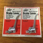 Bicycle Red Dot Brake Levers For Schwinn Manta Ray Apple Krate Road Bike Nos. Fixed Price $74.99.