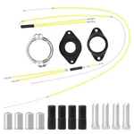 Bmx Bike Gyro Brake Cables Front+rear (upper+lower) With Spinner Rotor Comple.... Fixed Price $20.44.