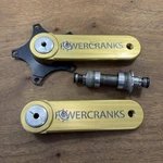 Power 172.5MM Training Crankset W/ Bottom Bracket Gold. Fixed Price $399.99.