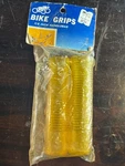 New Vintage Kmart 80 Yellow Bike Grips 7/8 Inch Handlebar Set Nos Bicycle Bmx. Fixed Price $15.00.