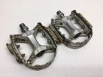 Vintage Hsing Bear Trap Style Bicycle Pedals 9/16 Bmx Mtb HT1 Suntour. Fixed Price $40.00.