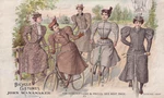 Bicycle Costumes For Woman: John Wanamaker 1897AD. Fixed Price $9.99.