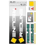 1985 Redline RL-20II For Teal Frame Decal Set. Fixed Price $49.95.