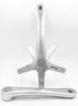 Vintage Sr Sakae Xcm Triple Crankset Square Taper 175MM Japan Silver Alloy A82. Fixed Price $12.63.