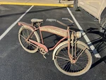 Vintage 1940 Hawthorne Boys Tank Bicycle Barn Find. Fixed Price $1000.00.