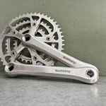 Clean! 1984 Shimano FC-6206 Crank Set 180MM Triple Biopace Deer Head 48/38/28T. Fixed Price $219.99.
