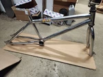 Powerlite P-17 20" Frame & Fork Chrome Old Mid School Bmx Gt. Fixed Price $261.25.