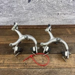 Vintage Shimano BR-Z57 Caliper Brakes Set Silver 43-57 Nutted Road Side Pull. Fixed Price $29.99.