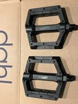New 1/2 Black Old School Bmx Pedals Sr 474 Style 85 Mongoose 86/87 Gt. Fixed Price $19.99.