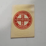 Vintage Nos Schwinn Water Transfer Decal Sticker Bike Frame. Fixed Price $7.00.