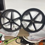 Vintage 80S Acs Z Mag Rims W/ Coaster Break 18T Cog Bmx Bike Wheels. Fixed Price $199.00.