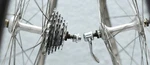 Vintage Campagnolo 700C Road Wheels, Fiamme Tubular Lightweight Freewheel Bladed. Fixed Price $499.99.