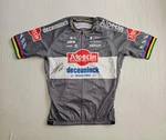 Mathieu Van Der Poel Signed 2025 Team Alpecin Cycling Jersey. Fixed Price $379.99.