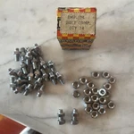24 New-in-box Vintage Sets Of Raleigh Fender Bolts Complete RMP.105. (nj). Fixed Price $50.00.