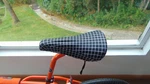 Bmx Bicycle Seat Cover Vintage Checkered Max Bike Saddle Old School Black. Fixed Price $16.99.