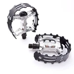 Wellgo Old School Bmx Xc-ii Bear Trap Pedals 9/16" For 3 Piece Cranks Black Cage. Fixed Price $36.90.