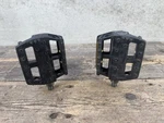 Wellgo LU-300 Bmx Pedals 1/2 Vintage Old School Black. Fixed Price $49.00.