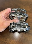 Vintage Old School Wellgo LU-981 Bicycle Pedals Reflectors Included. Black. Fixed Price $7.50.