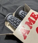 Ame 1980S Super Soft Grey Bubble New Old Stock School Vintage Bmx Grips. Fixed Price $40.00.