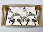 Campagnolo Nuovo & Super Record Brake Set Calipers Levers Cables Tube Clips Box. Fixed Price $495.00.