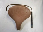 Vintage Troxel Leather Springer Seat Saddle With Crash Rail Solid Post. Fixed Price $49.99.