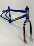 Gt Interceptor Blue 20 Frame Fork Set Old Mid School Bmx Vintage 4130 Usa 94 95. Fixed Price $599.00.