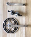 Bmx Cranks Sugino Super Maxy Cross Idol Vintage Gt Redline Old Haro Mongoose Cw. Fixed Price $259.00.