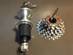 Campagnolo Record Rear Hub 8 Speed 36 Hole And Cassette 13X23. Fixed Price $79.99.