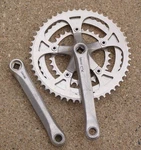 Sakae Cx Crankset Triple Vintage Square Taper Sr Touring 1980S 110 74 Bcd. Fixed Price $67.99.