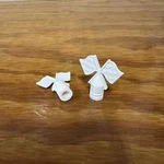 Schwinn Tire Flag Valve Caps Solid White Fit Cotton Picker & Others Nos. Fixed Price $29.99.