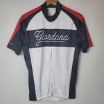 Giordana Zip Cycling Shirt Short Sleeve Mens Large Black Red White. Fixed Price $21.60.