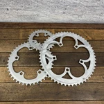 Vintage Campagnolo 54/42/28T Chainring Set Triple 110 Bcd 5-ARM Silver Italy. Fixed Price $93.99.