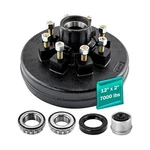 Trailer Brake Drum 12"X2" Heavy Duty 8 On 6.5" Bolt Circle For 7000 Lbs Axle .... Fixed Price $114.50.