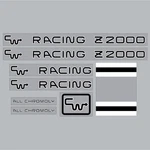 Cw - Z2000 Black And White Decal Set. Fixed Price $49.82.