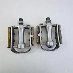 Vintage Sakae PR-4002 Platform Sr Bike Pedals 9/16 Silver Reflectors A96. Fixed Price $28.99.