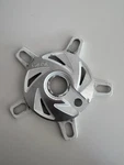 Old School 80'S Nos Bmx Tioga Task Force Max Flow FC-2 Spider 110 130 Bcd White. Fixed Price $79.00.