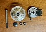 Sturmey Archer X-sd 70MM Front Drum Brake Hub Kit Solid Axle 32H Rh Side *rare*. Fixed Price $85.00.