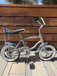 1971 Schwinn Lil Tiger Restored Vintage Bicycle Silver. Fixed Price $2500.00.