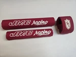2000 Jmc Racing Pads Top Tube & Handle Bar Red 1ST Gen Reissue Vtg Bmx. Fixed Price $144.95.