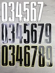 Nos Haro Stadium Vintage Old School Bmx Racing 7" Number Plate Decal Sticker. Fixed Price $5.95.