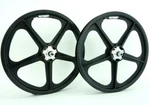 Skyway Bmx 20" Tuff Black W/ Silver Alloy Flange Hubs Wheelset 3/8" Axles. Fixed Price $329.99.