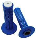 Ame Old School Bmx Unitron Bicycle Grips - Blue Over White. Fixed Price $37.99.