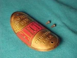 Nos Schwinn Electric Brass Bicycle Head Badge Nameplate Emblem. Fixed Price $38.00.