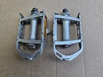 Vintage Sakae Ringo Sr SP-155 Road Bike Platform Pedals Silver 9/16" Japan. Fixed Price $40.00.