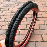 Bicycle Tires 20 1.95 Black / Red Wall Fits Old School Bmx Gt Mongoose Schwinn. Fixed Price $54.99.