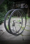 Campagnolo Record / Omega Clincher 32H Charcoal Wheel Set #velowizard. Fixed Price $544.27.