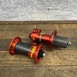 Mavic Ksyrium Superlight Front Rear Hubs 20H Red Carbon Qr Shimano 130MM 8S 9S. Fixed Price $167.99.