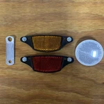 Bicycle Reflector Set Fits Schwinn Varsity Road Bike Wheels & Many Others Nos. Fixed Price $39.99.