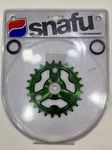 Snafu 25T Nos Green Chunk Sprocket Cnc 7075 Mid School Bmx Macniel T-1 PR1MO. Fixed Price $99.00.